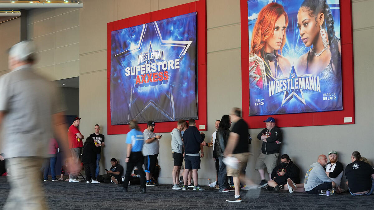 Visit the WrestleMania 38 Axxess Superstore and AT&T Stadium Store: photos