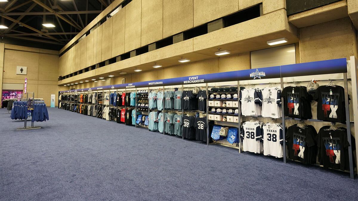 Visit the WrestleMania 38 Axxess Superstore and AT&T Stadium Store: photos