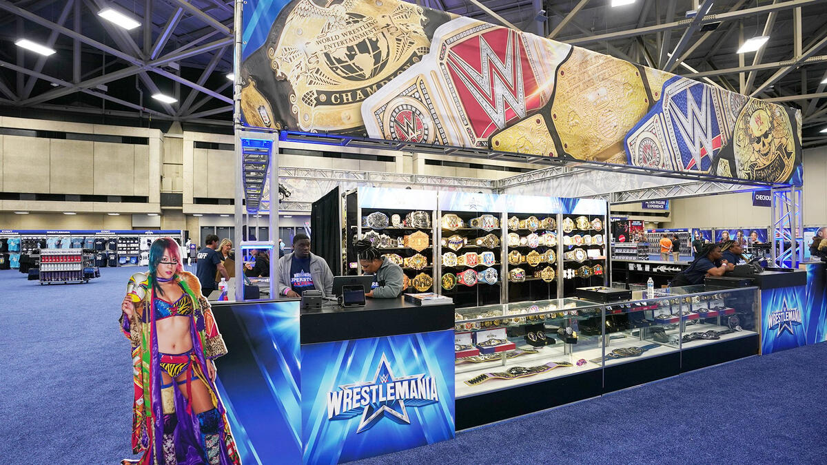 Visit the WrestleMania 38 Axxess Superstore and AT&T Stadium Store