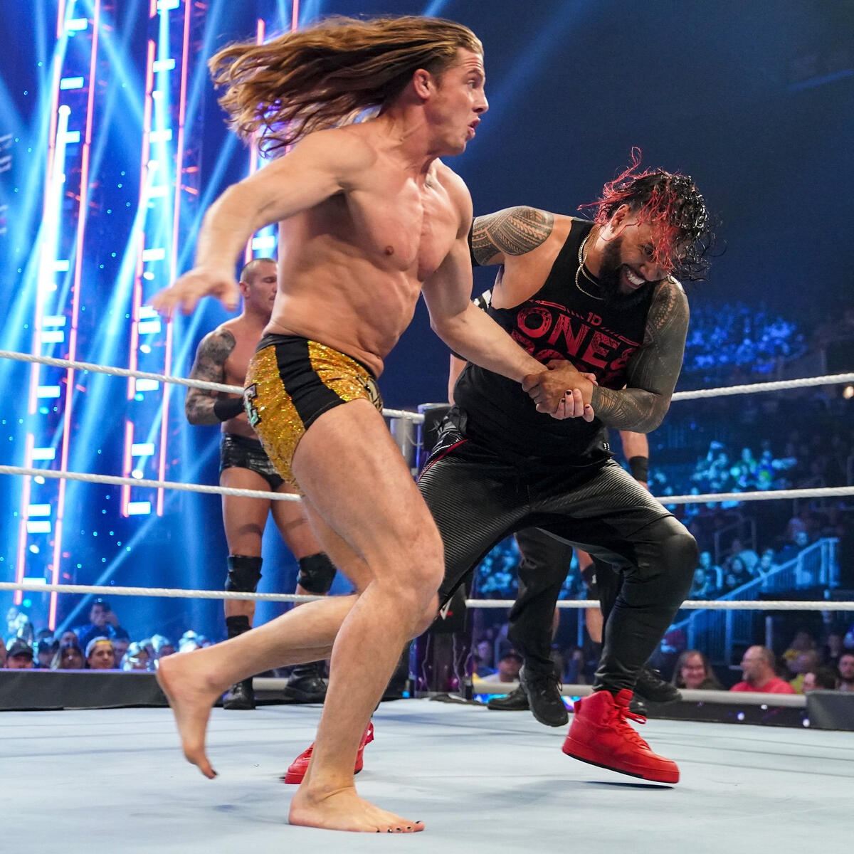 Drew McIntyre & RK-Bro vs. Roman Reigns & The Usos: photos | WWE