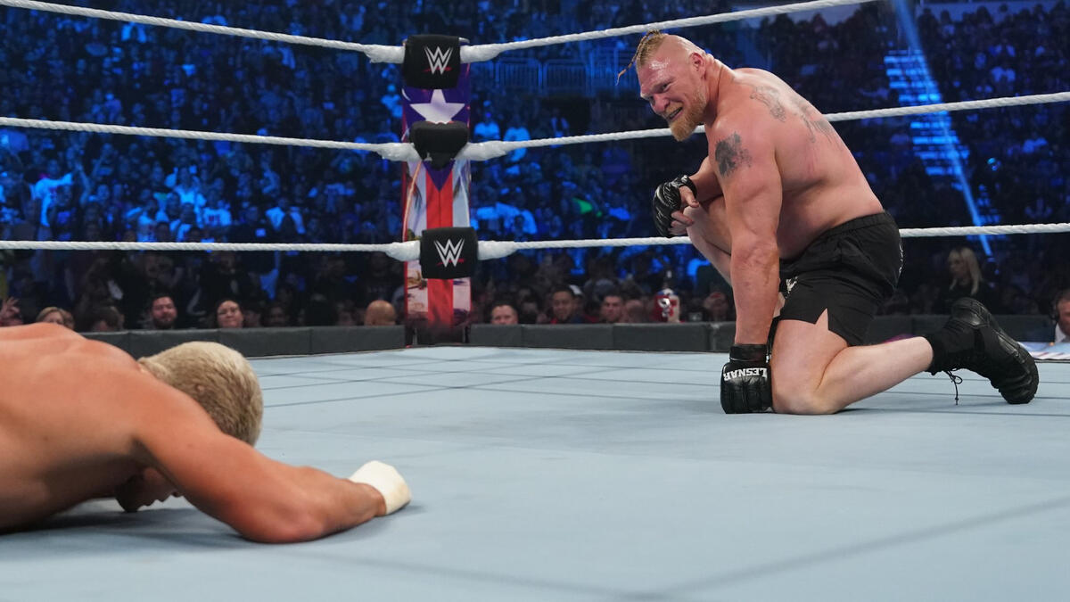 WWE Backlash 2023: Brock Lesnar Receives Standing Ovation After Main Event 1