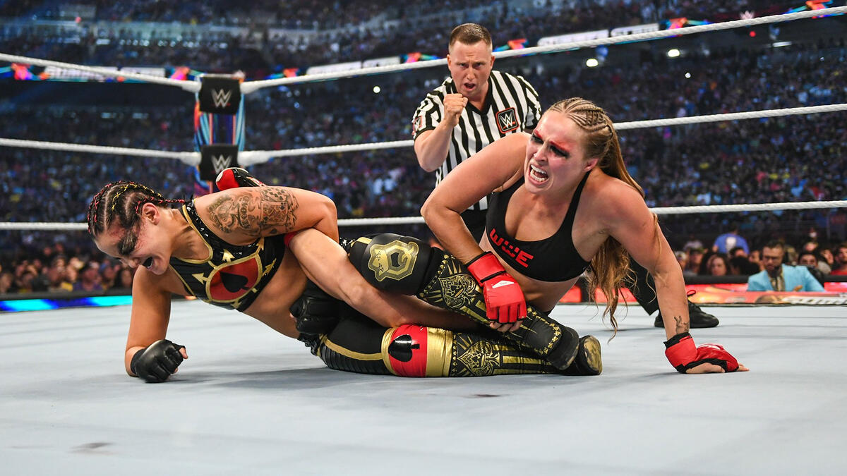 Ronda Rousey vs. Shayna Baszler -- MMA Rules Match: photos | WWE