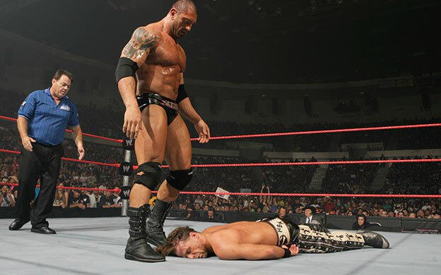 Stretcher Match: Batista defeats Shawn Michaels | WWE