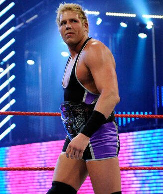 An intense ECW Champion Jack Swagger emerges ready to defend the gold.