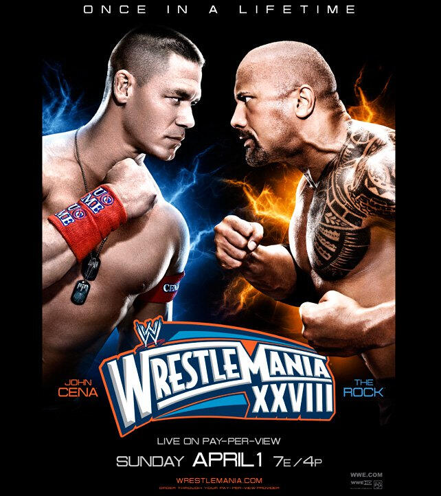 wwe wrestlemania 28 poster