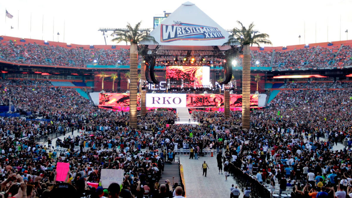 Photos of Sun Life Stadium Site of WrestleMania XXVIII WWE