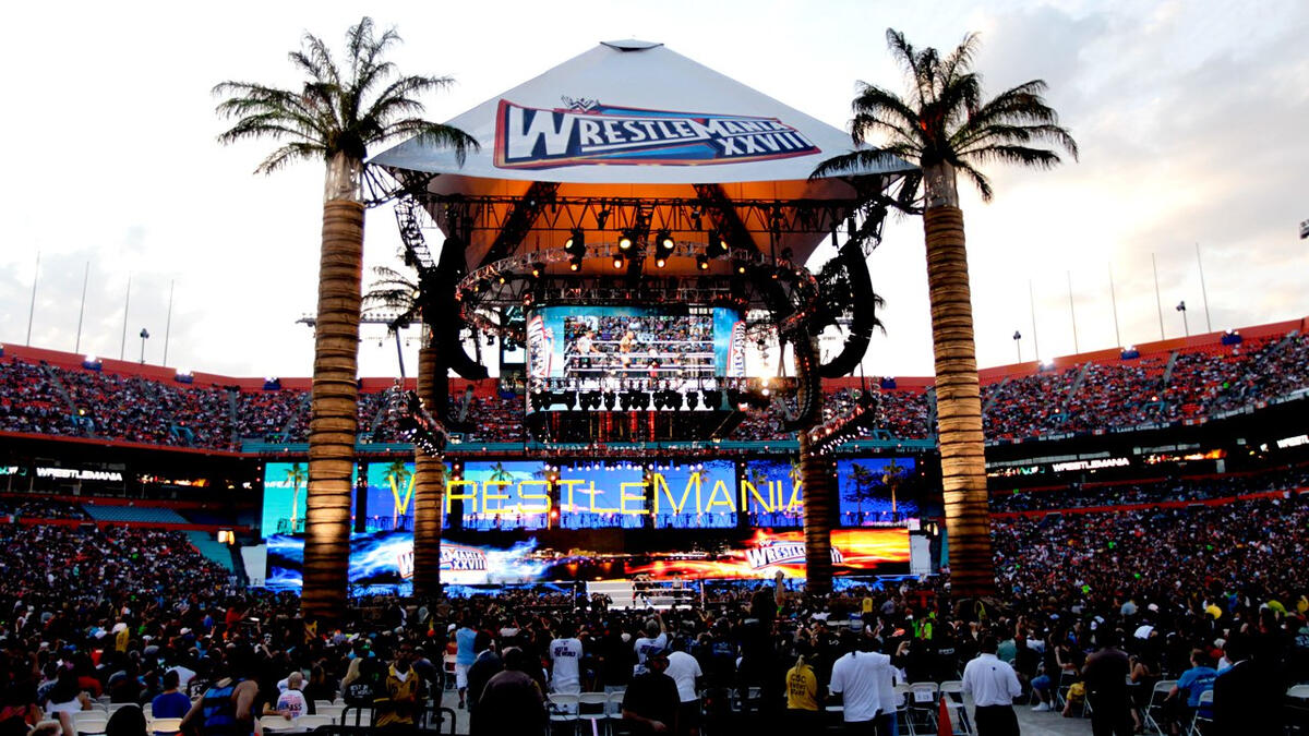 Photos of Sun Life Stadium Site of WrestleMania XXVIII WWE