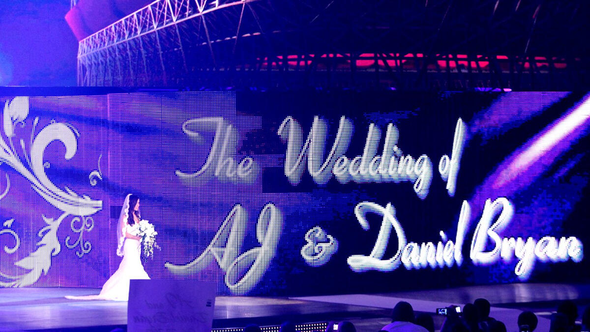 AJ and Daniel Bryan's wedding: photos