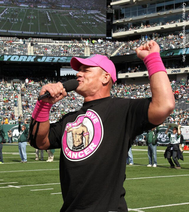 John Cena serves as honorary captain for New York Jets: photos