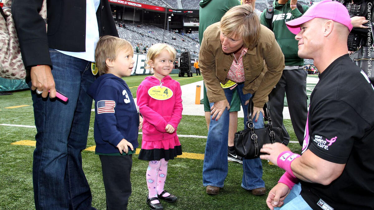 John Cena, a diehard Patriots fan, named Jets' honorary captain