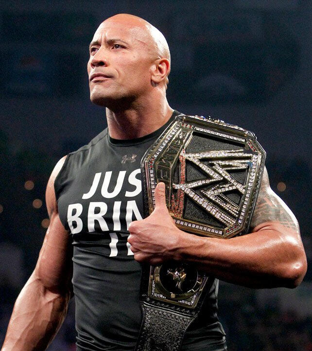 wwe championship the rock