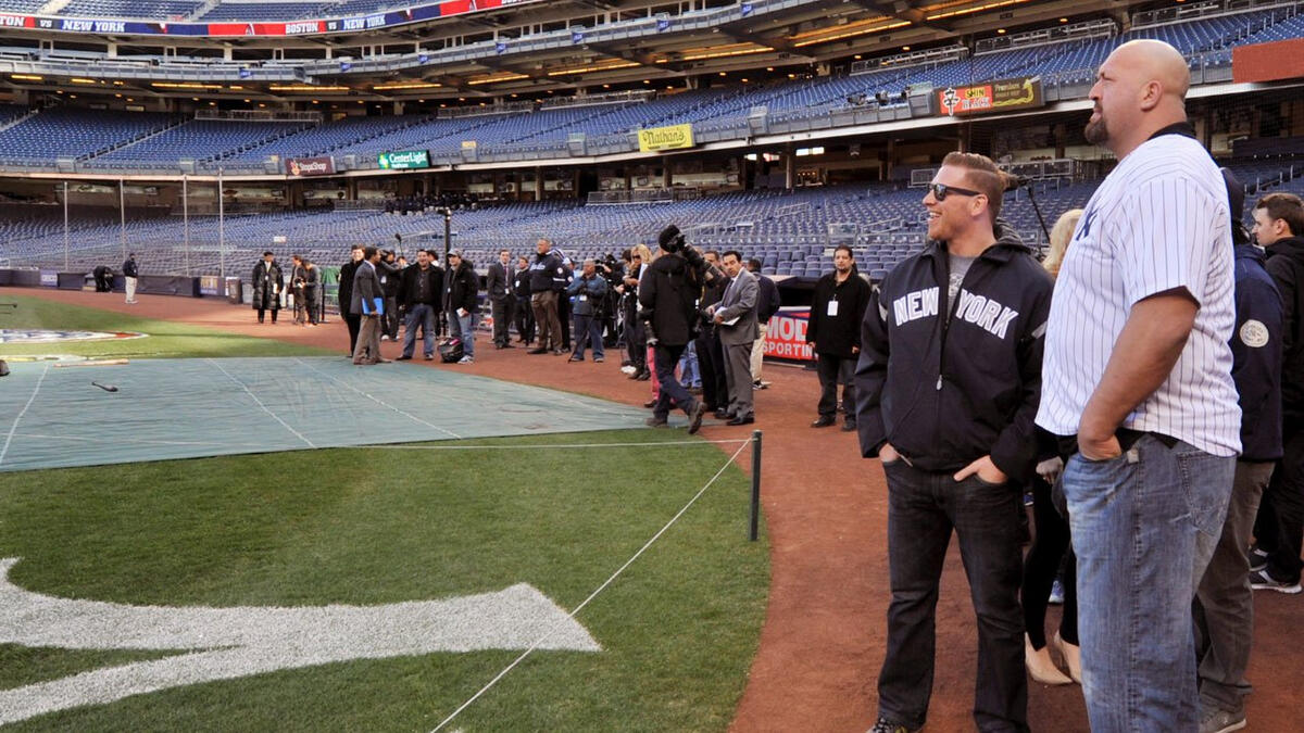 WWE Superstars & Divas at Yankees Stadium for Superstars for Sandy Relief:  photos