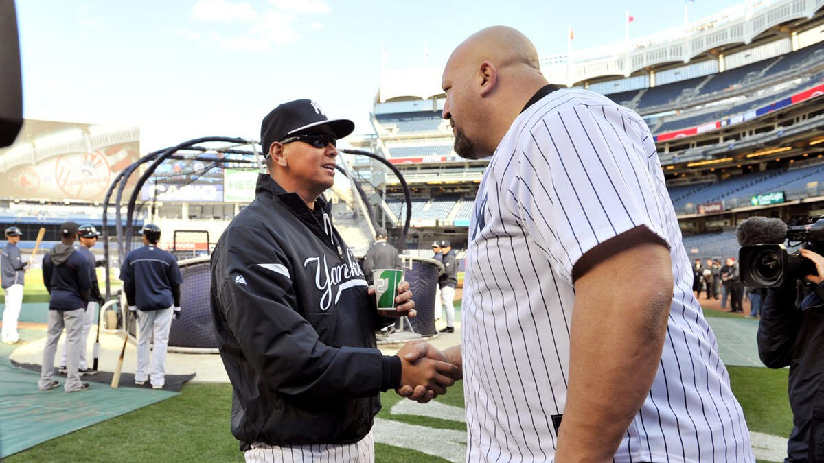 WWE Superstars & Divas at Yankees Stadium for Superstars for Sandy Relief:  photos