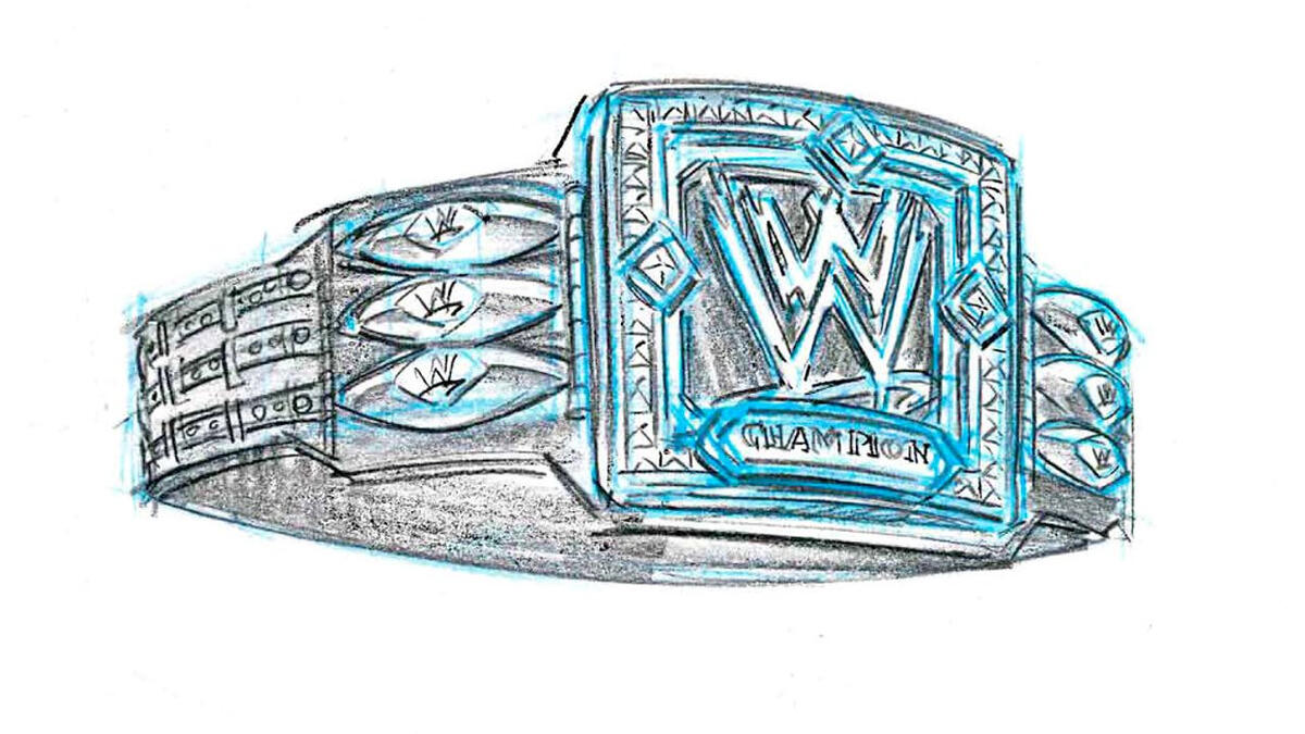 how to draw wwe belts