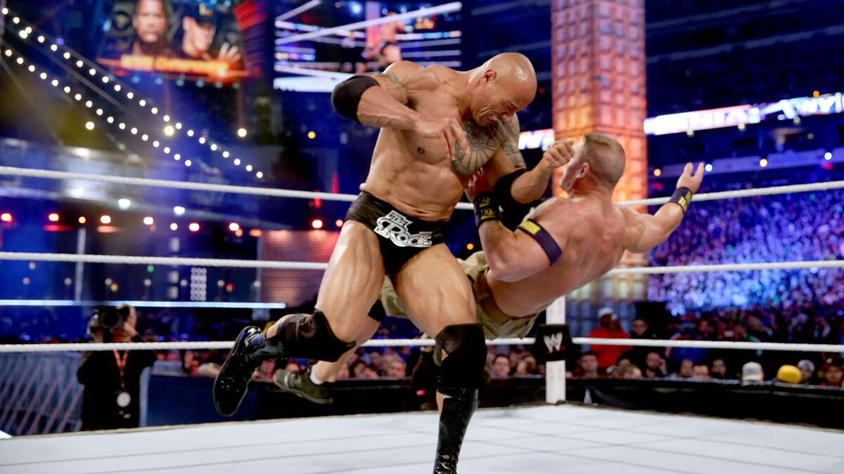 wwe wallpapers john cena and rock