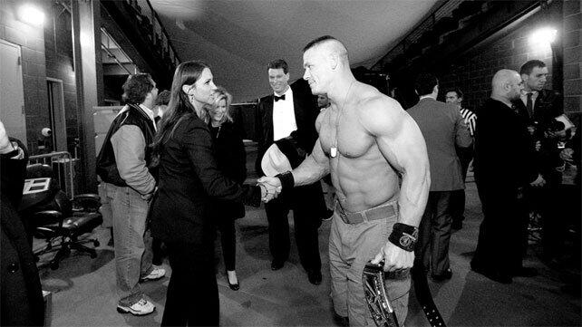 undertaker and john cena backstage