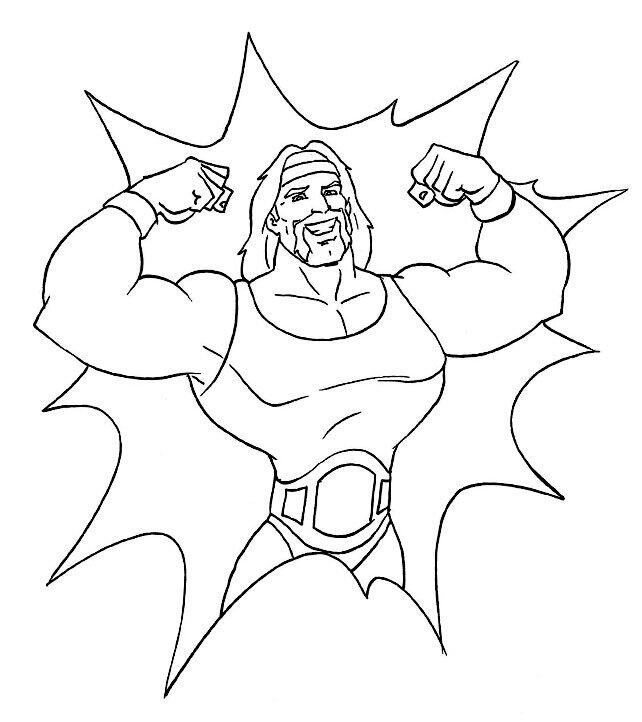 Printable Hulk Hogan Coloring Pages - Hulk Hogan Coloring Pages ...