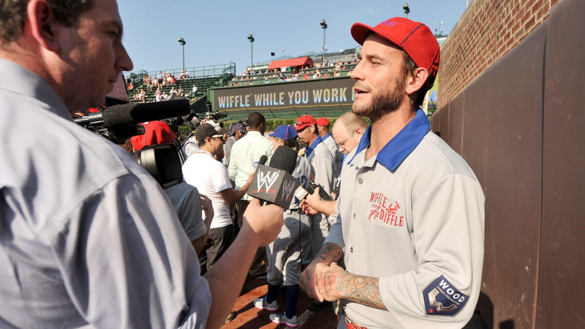 CM Punk at Kerry Wood's Strike Zone Celebrity Bowling Tournament: photos