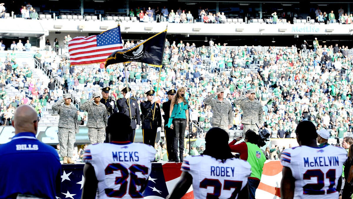 National Anthem  Buffalo Bills V NY Jets (2022) 