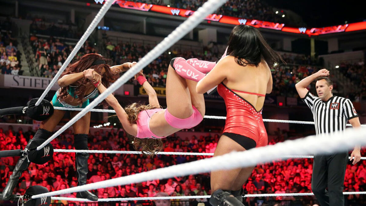 Nikki Bella vs. Aksana: photos