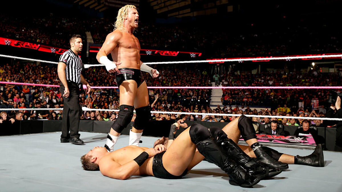 Dolph Ziggler Vs. Cesaro Vs. The Miz – Triple Threat Intercontinental 