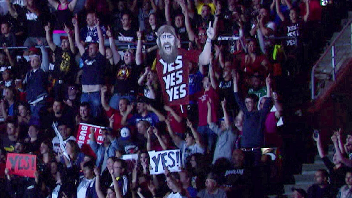 yes sign wwe