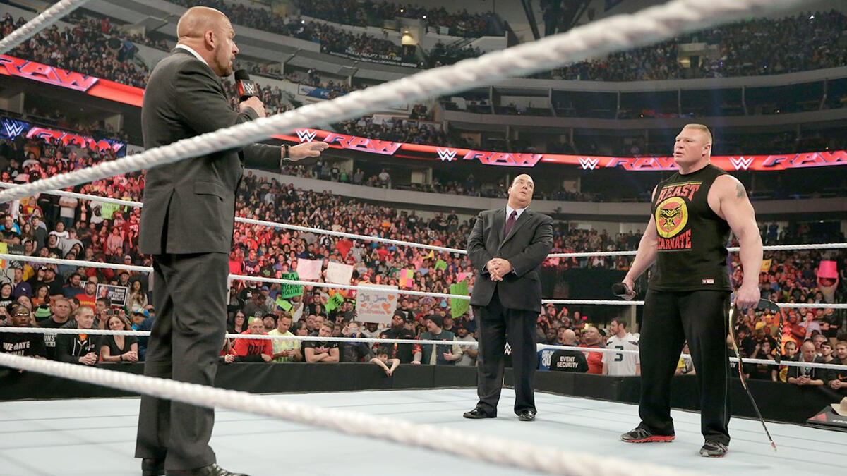 Brock Lesnar calls out Seth Rollins: photos | WWE