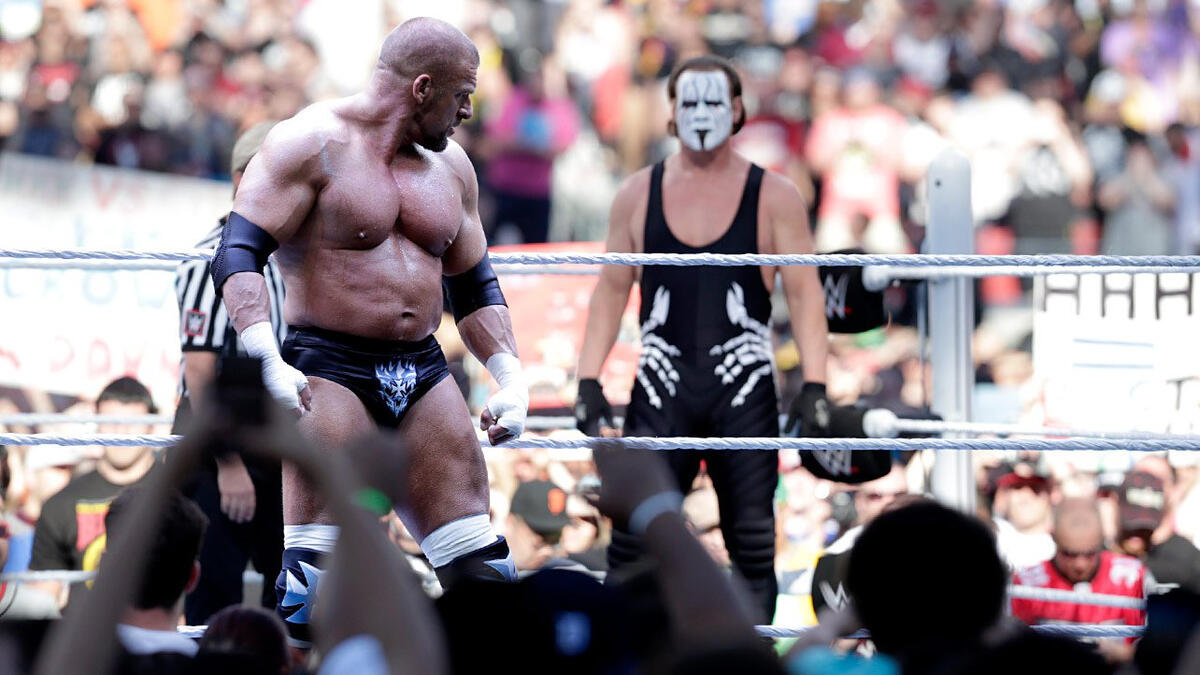 sting wrestler vs triple h