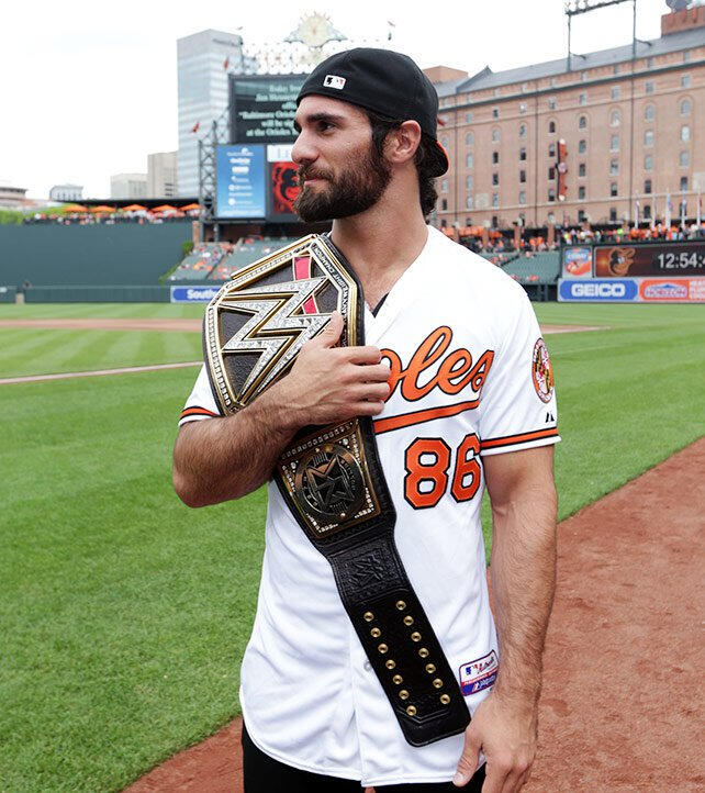 Seth Rollins meets the Baltimore Orioles: photos | WWE