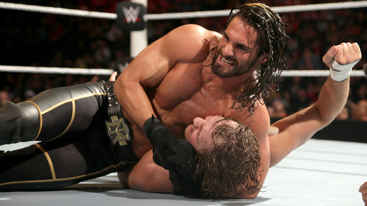 Seth Rollins Vs Dean Ambrose Wwe World Heavyweight Championship Match Photos Wwe 0180