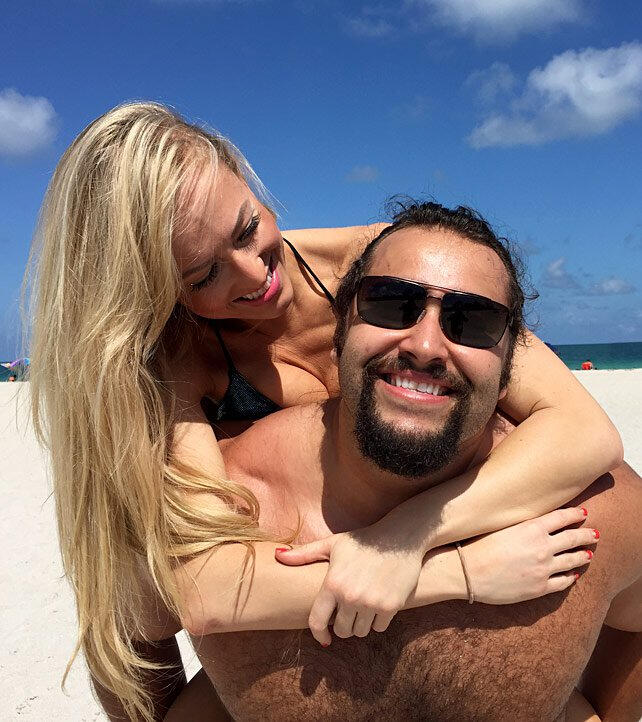 Rusev and Summer Rae seem closer than ever in the sizzling sunshine photos WWE