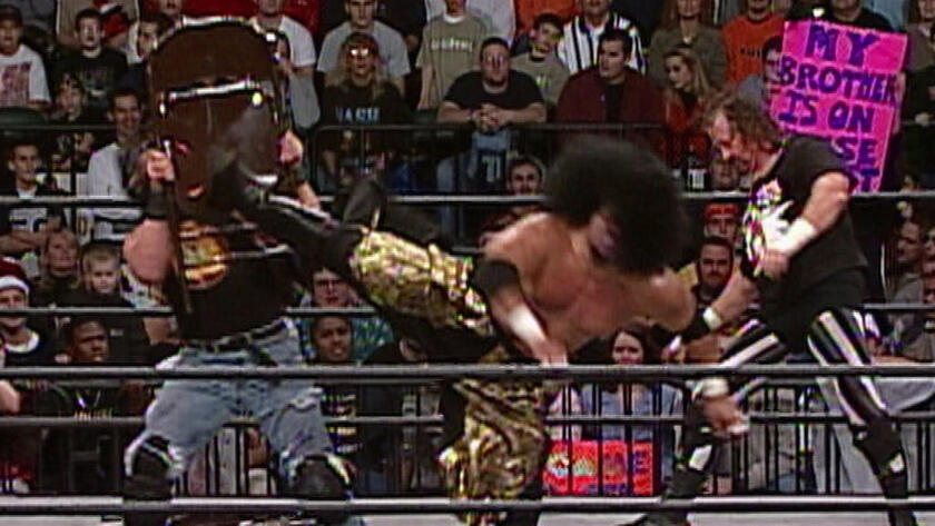 Terry Funk vs. Meng vs. Crowbar - WCW Hardcore Championship Match: Sin 2001  | WWE