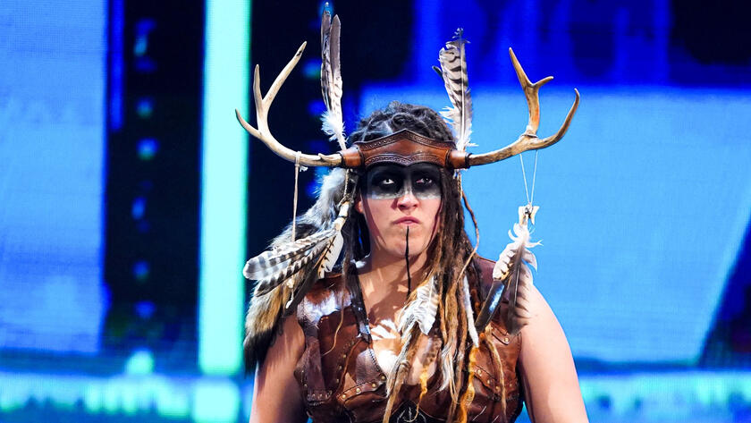 Sarah Logan Returns to WWE with The Viking Raiders