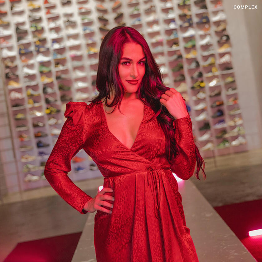 Nikki Bella Goes Sneaker Shopping With Complex 