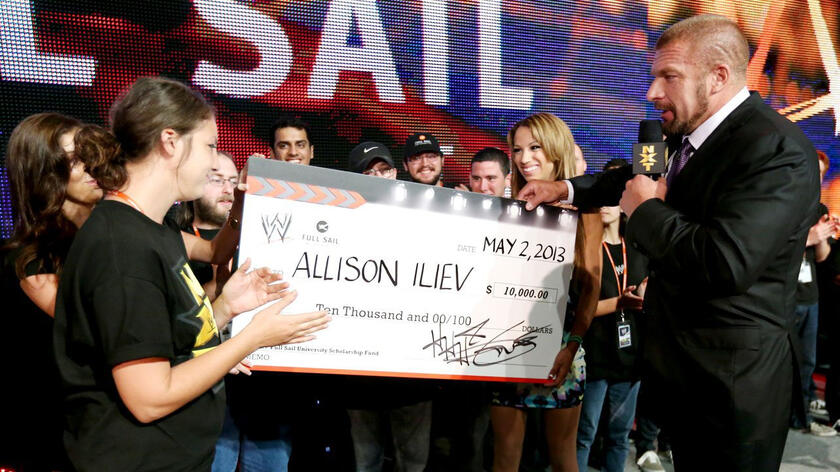 WWE® Awards $25,000 Scholarship to Full Sail University Student