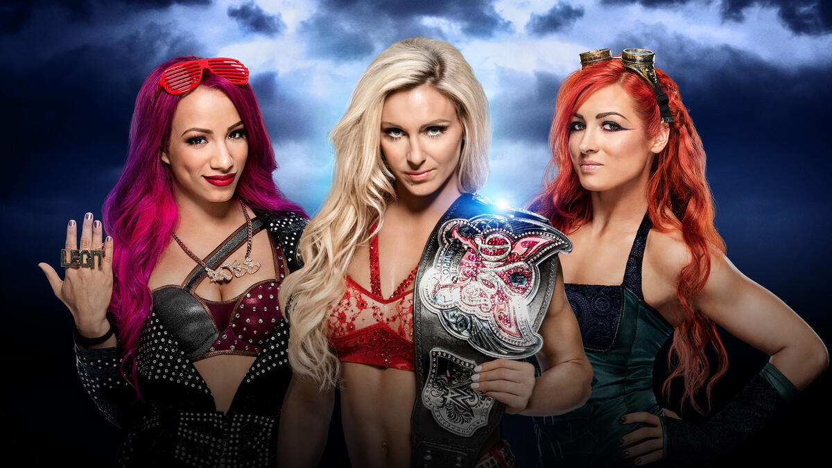 Divas Champion Charlotte vs. Becky Lynch vs. Sasha Banks (Triple Threat  Match) | WWE