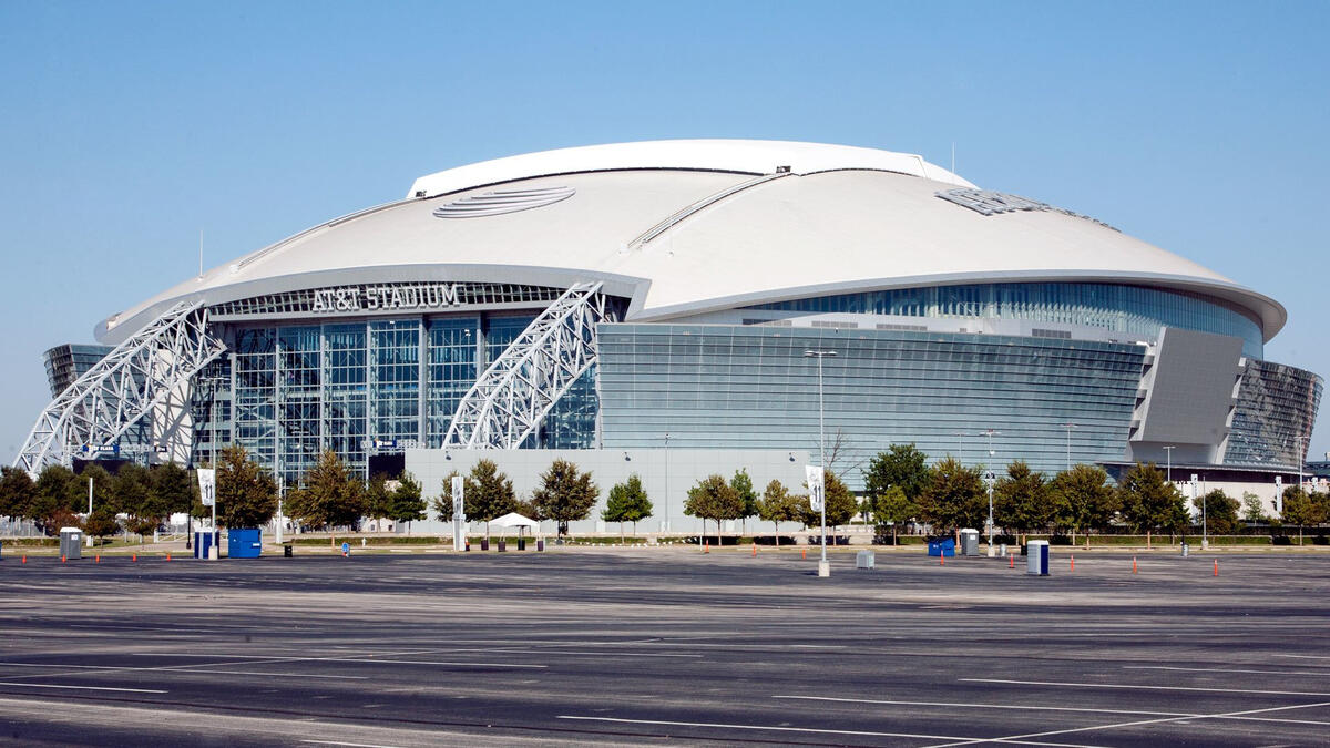 Sneak peek at AT&T Stadium? | WWE