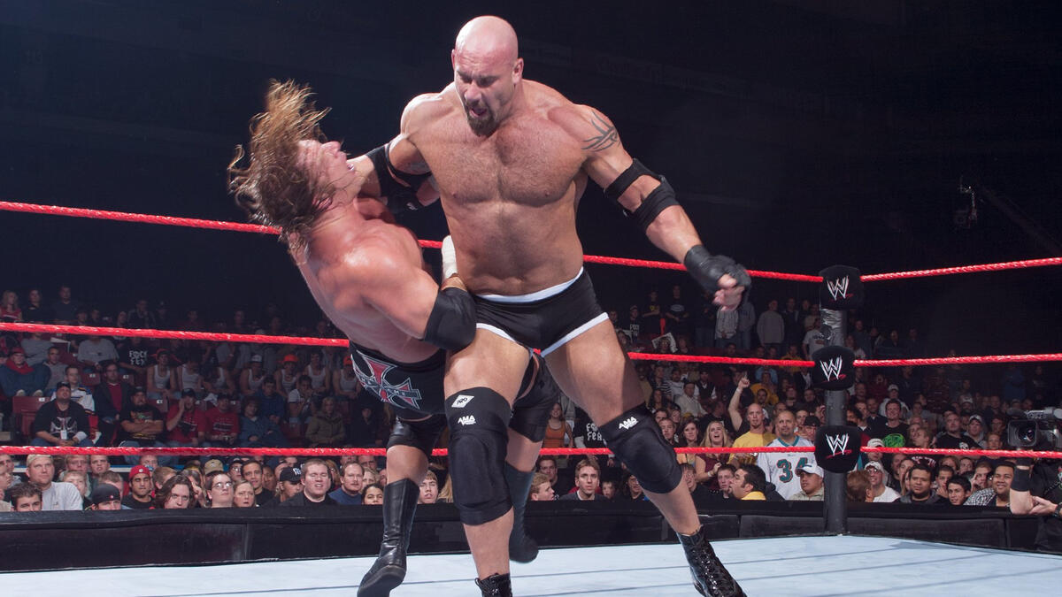 World Heavyweight Champion Goldberg vs. Triple H: Raw, Nov. 24, 2003 | WWE