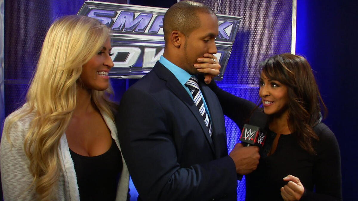 Byron Saxton interviews Summer Rae & Layla: WWE App Exclusive, November ...