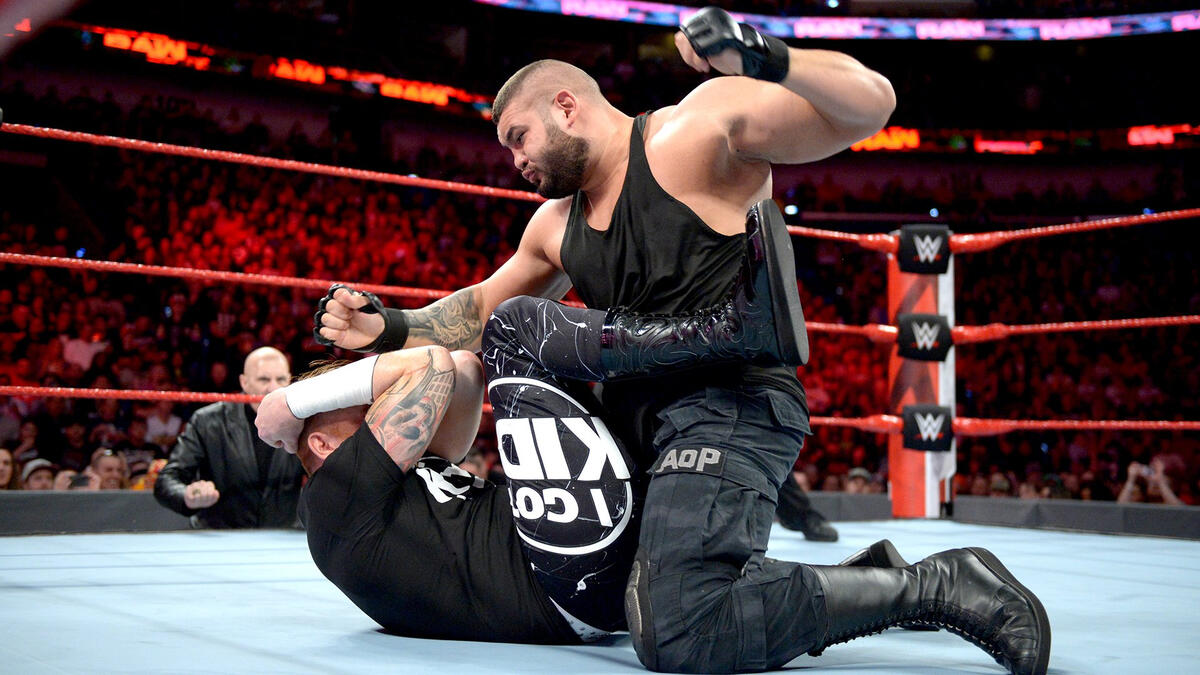 The Authors of Pain debut on Raw against Heath Slater & Rhyno: Raw ...