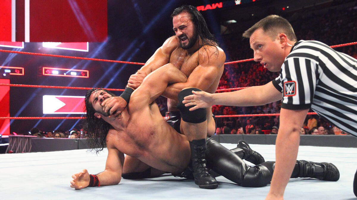 Seth Rollins Vs. Drew Mcintyre: Raw, July 30, 2018 