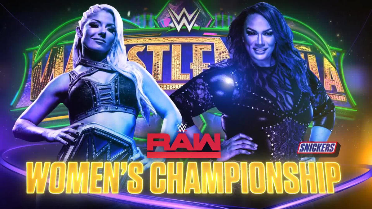 Raw Women's Champion Alexa Bliss takes on Nia Jax at WrestleMania this ...