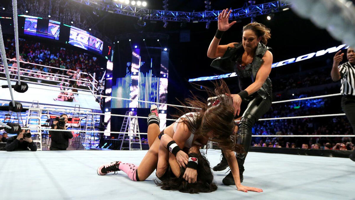 The Bella Twins vs. AJ Lee & Tamina Snuka: SmackDown, Dec. 13, 2013 | WWE