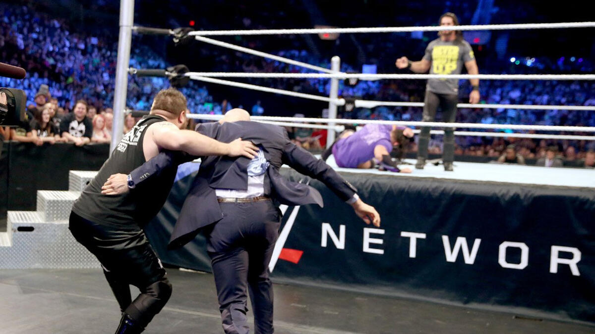 Seth Rollins & Kevin Owens take down Neville & Cesaro: SmackDown ...