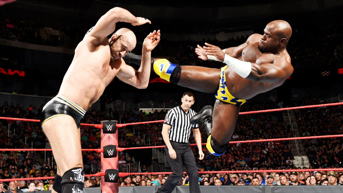 Apollo Crews And Titus O Neil Vs Cesaro And Sheamus Raw June 19 2017 Wwe