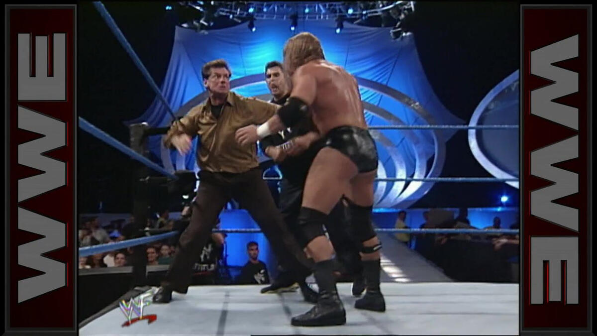 Triple H Vs Mr Mcmahon Wwe Championship Match Smackdown September 16 1999 Wwe 