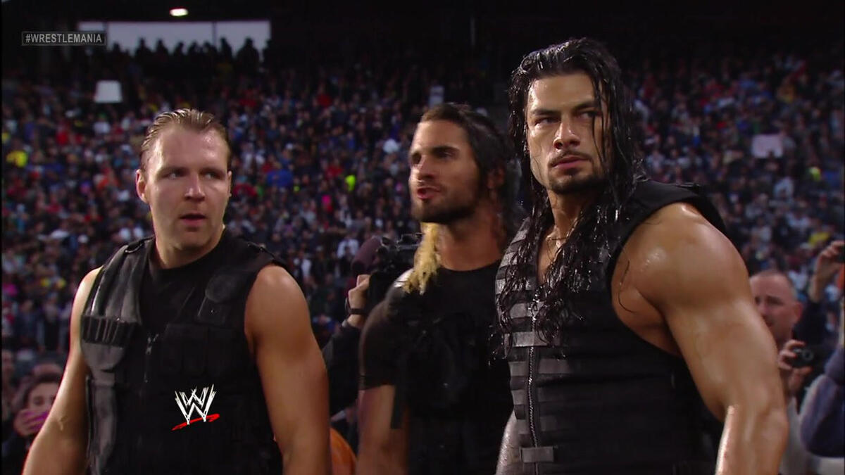 The Shield makes their entrance at MetLife Stadium: WrestleMania ...