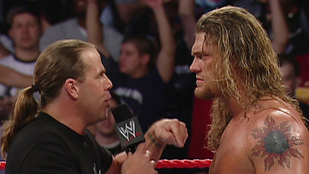 Shawn Michaels and Edge brawl throughout the arena: Raw, January 10 ...