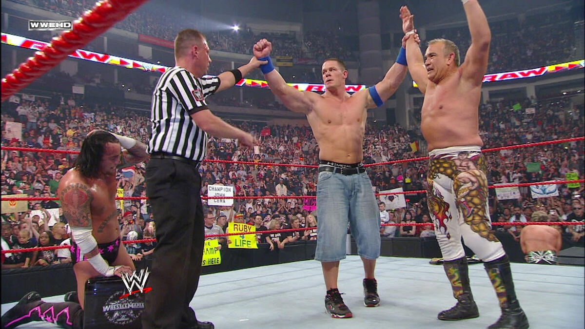 john cena and rey mysterio together