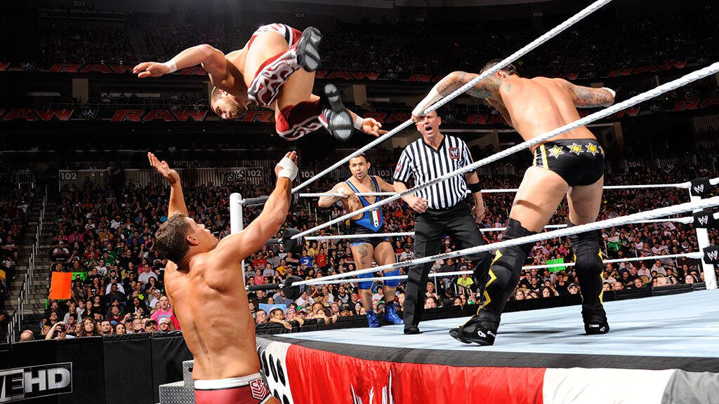 CM Punk & Santino Marella vs. Daniel Bryan & Cody Rhodes: Raw, May 14 ...